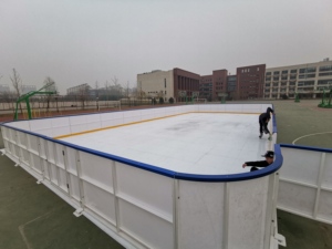 Patinoire synthétique personnalisée / Feuille de glace en UHMWPE OEM pour le patinage sur glace - Product Image 4