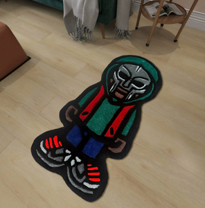 Irregular Trendy <strong>Cool</strong> Boy Gril Alien Shape American Style Polyester Printing Wear-Resistant <strong>Rug</strong> for Living Room - Product Image 6