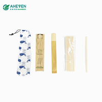 Pailles à boire en bambou réutilisables, naturelles, écologiques, durables, pour les fêtes, avec un diamètre intérieur de 8 mm et une longueur de 100 à 230 mm