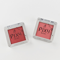 Vente en gros PIXY 6 couleurs Poudre de blush mate vegan pour le visage Maquillage unique Lisse Petite Poudre de blush en stock