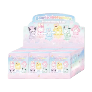 Venta al por Mayor de Cajas Misteriosas Coleccionables de la Serie Diamond Bunny Baby de los Personajes de Sanrio, KUROMI y <span class=keywords><strong>My</strong></span> <span class=keywords><strong>Melody</strong></span> - Product Image 1
