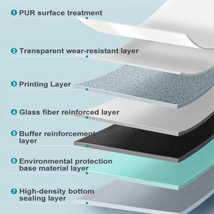 Rollo de Suelo Vinílico para Oficina y Centro Comercial, 2 mm/3 mm, Ecológico, Impermeable, Resistente al Desgaste, Antideslizante, Ignífugo, para Uso en Interiores - Product Image 4