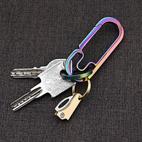 Couteau de poche magnétique miniature en laiton, coupe-corps compact et portable pour porte-clés, ouvre-boîte de colis pour le transport quotidien EDC