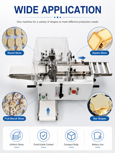Desktop Automatic <b>Biscuit</b> Slicing <b>Machine</b> Stainless Steel Cookie Dough Cutter for Bakery Shop - Product Image 3
