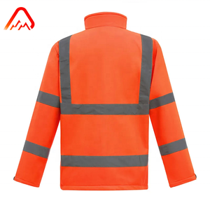 Giacca in pile foderata ad alta visibilità catarifrangente di sicurezza abbigliamento da lavoro per lavoratori edili e stradali certificata ANSI EN ISO - Product Image 5