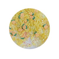 Kleine Aangepaste Groothandel 1Kg Gele Ananas Fruit Plakjes Kunst Decor Glanzende Mini Klei Stukken Geweldig Voor Kunstprojecten Diy Ambachten