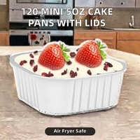 Barquette carrée en papier sulfurisé pratique et résistante aux températures multiples, jetable, pour mini-gâteaux et desserts faits maison