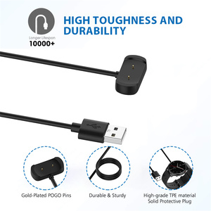 <span class=keywords><strong>Amazfit</strong></span> <span class=keywords><strong>t</strong></span>-<span class=keywords><strong>rex</strong></span> GTR Kit de accesorios para reloj inteligente 42mm 47mm Cable de carga USB GTS Cable <span class=keywords><strong>cargador</strong></span> trenzado blindaje chaqueta de PVC cobre puro - Product Image 2