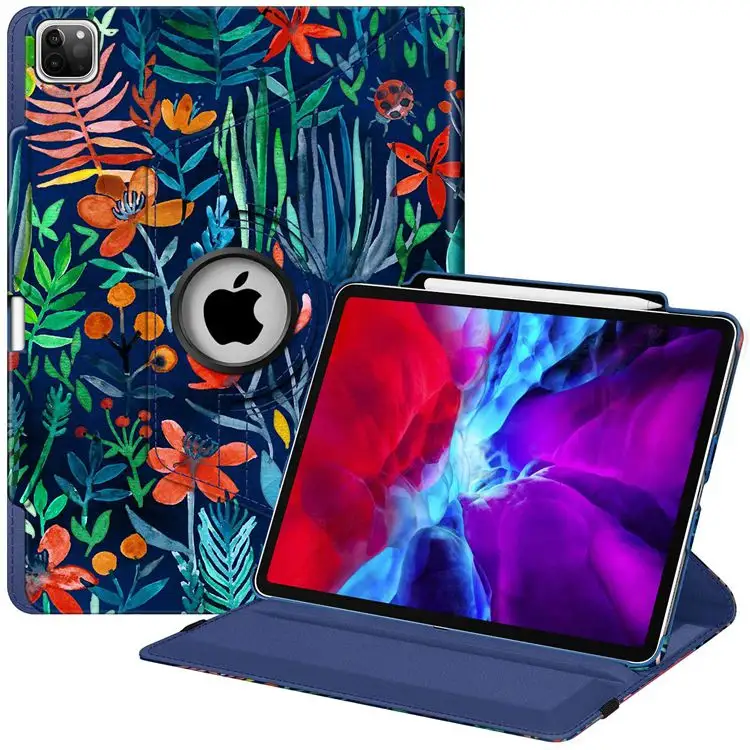 12.9 pollici Colorato Dipinto Stampato TPU Tablet Copertura di caso per iPad Pro 4th Generazione