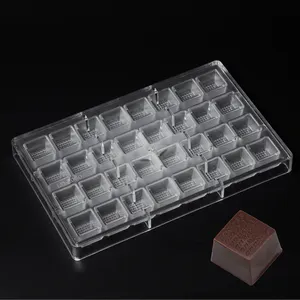 Moule à chocolat en Polycarbonate personnalisé Unique bon prix biscuits en plastique bonbons moules à chocolat