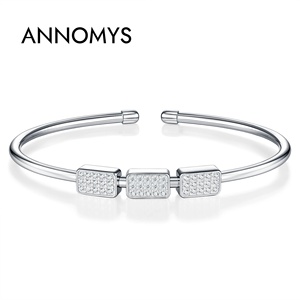 Pulsera de Plata S925 al por Mayor con Piedras VVS Melee Brillantes de Moissanita, Resistente al Deslustre, Hipoalergénica, de Lujo, Unisex - Product Image 2
