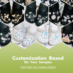 Accesorios Decorativos para Zapatos de Mujer, Cadena Amarilla con Lazo de Corazón, Adornos para Zapatos <span class=keywords><strong>Crocs</strong></span> - Product Image 5