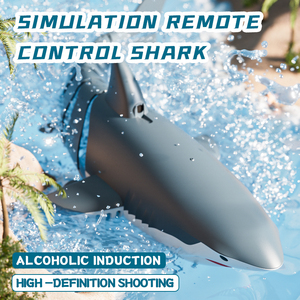 Juguete de Tiburón a Control Remoto 2.4G con Cámara HD y Función de Rociado de Agua, Barco <span class=keywords><strong>RC</strong></span> Eléctrico Biomimético para Niños, Juego al Aire Libre - Product Image 3