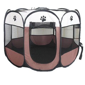 Cross-border pet octagonal fence, dog <b>cage</b>, large dog and cat <b>cage</b>, whelping box, foldable large-sized home pet supplies - Product Image 5