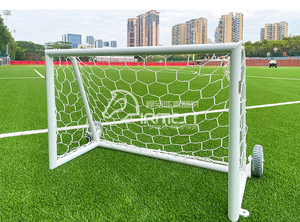 Porterías <span class=keywords><strong>de</strong></span> Fútbol Sala Portátiles Plegables <span class=keywords><strong>de</strong></span> Tamaño Completo, Resistentes, para Entrenamiento <span class=keywords><strong>de</strong></span> Fútbol, para Uso en Interiores/Exteriores - Product Image 3