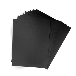 Cartón Negro Recubierto de Alta Calidad al por Mayor, 120-250 g/m², Materiales Reciclados Gruesos para Marcos de Fotos e Impresión Personalizable - Product Image 4