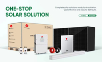 Panneaux solaires AHTECH haute performance 20KW 10KW, système d'énergie solaire hybride, ensemble complet