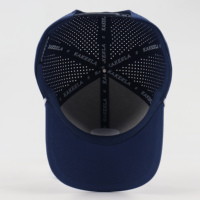 Casquette de baseball 5 panneaux Oxford personnalisée pour entreprise, imperméable, respirante, avec corde, pour le golf, motif Argyle, en caoutchouc/PVC