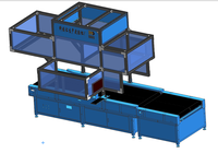 Machine de tri automatique logistique Mesure avec précision le poids et l'équipement de numérisation pour transporter les produits