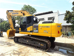 État d'origine Komatsu PC220 d'occasion Carwler Excavator Digger Machine hydraulique Komatsu PC220-7 PC220-8 Excavatrice utilisée - Product Image 3