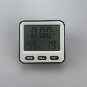 BK854 Digital Thermometer Hygrometer With Clock Large Display Indoor Temperature Humidity Monitor - Product Image 2