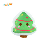 Jouet en peluche pour chien Famipet, nouveau design sur le thème de Noël, mignon, doux, à effet froissé, avec sonnette, pour chiot, ensemble de jouets couineurs pour animaux de compagnie