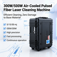 Nettoyeur laser portable 300W à impulsions, type valise, pour élimination de la rouille sur métal, pierre, acier inoxydable, aluminium
