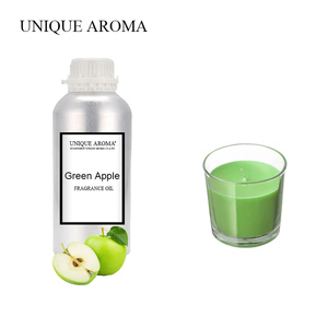 UNIQUE AROMA Olio Profumato per Candele alla Mela Verde, Oli Concentrati per la Produzione di Candele, Fragranze <span class=keywords><strong>Naturali</strong></span> per Ambienti - Product Image 1