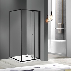 Aokeliya box doccia <span class=keywords><strong>stand</strong></span> <span class=keywords><strong>up</strong></span> unico e facile da installare con porte in vetro temperato per il bagno - Product Image 6