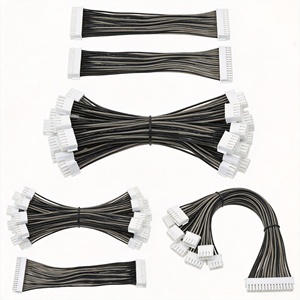 10 쌍 JST SM 2Pin 3P 3MM 5MM 플러그 수-암 와이어 커넥터 전자 애플리케이션용 길이 1m - Product Image 2