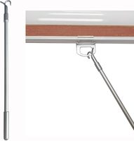Store sans fil tige de traction rétractable store vertical ouvre-fenêtre assisté accessoires en aluminium inclinaison de fenêtre