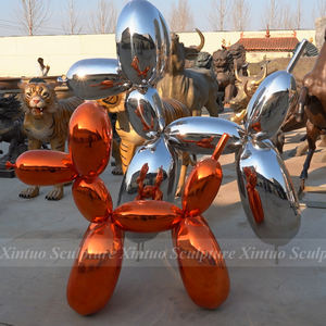 מותאם אישית נירוסטה כרום jeff koons בלון כלב חיצוני לפיסול למכירה - Product Image 2