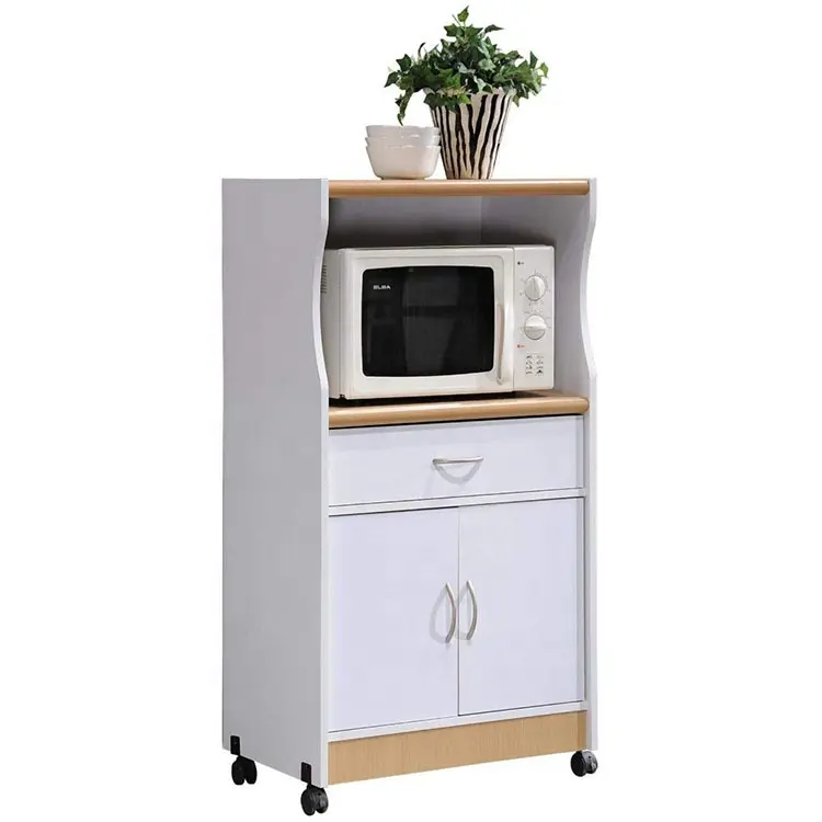 Witte Magnetron Opslag Pantry Trolley Met Lades Kruidenrek Op Wielen China Keuken Meubels Eiland Fabrikant Gratis Monster