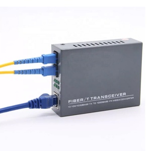 Convertisseur de média Fibre optique 10/100/1000 Gigabit Dual Fiber Mode 1310/1550 WDM Fiber Optic Media Converter