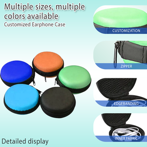 Étui EVA personnalisable avec logo 2025, grande capacité, étanche, résistant à l'humidité, sac de rangement de voyage pour accessoires numériques - Product Image 4