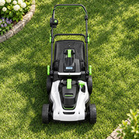 Tondeuse à gazon électrique tondeuse à pousser avec moteur en cuivre 1800W pour coupe d'herbe dans jardins résidentiels et entre
