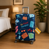 Housse de Valise Extensible en Polyester EASETRIP pour Étudiants et Jeunes, Protection de Bagage en Gros, Personnalisable OEM ODM en Taille et Couleur