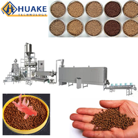 Extrudeuse de granulés d'aliments pour poissons, machine de traitement des aliments secs pour animaux de compagnie (chiens, chats, oiseaux, singes), prix