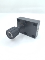 Vanne de régulation de débit hydraulique de précision réglable avec un débit maximal de 100 L/min et une pression de 315 bars