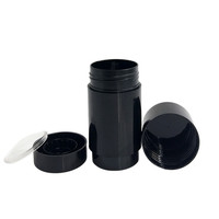 Cosmétiques – Contenant vide transparent rond pour déodorant en gel 30ml 50ml 75ml 15g – Tube torsadé à remplissage par le bas – Vente en gros