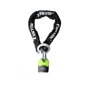 Serrures Tonyon <span class=keywords><strong>ART</strong></span> 4 étoiles Anti-vol Vélo Haute sécurité Chaîne de verrouillage robuste Cadenas pour vélo Moto Chaîne de verrouillage - Product Image 1
