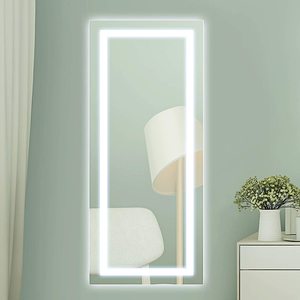 Espejos de cuerpo completo con luces LED para barbería, estación Vertical montada en la pared, equipo de belleza - Product Image 3