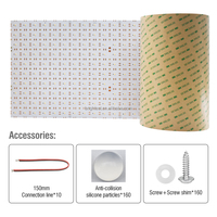 10 mètres de longueur feuille de LED panneau de rétroéclairage LED Flexible DC24V 410 LED par mètre en 10000*240mm pour la publicité de rétroéclairage