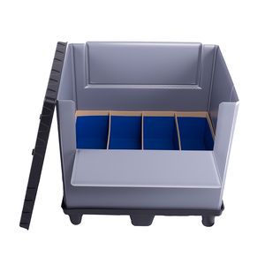 Lớn tái sử dụng số lượng lớn Stackable container nhựa sóng các tông vận chuyển tay áo Pallet hộp để bán - Product Image 1