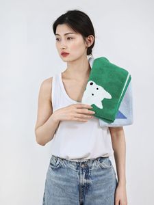 Nouvelle <span class=keywords><strong>Serviette</strong></span> de Bain Jacquard Teintée en Fil à Motif Dessin Animé 2026, en Coton Peigné à Boucles Longues, Douce pour la Peau et Absorbante, pour Enfants et Adultes - Product Image 4