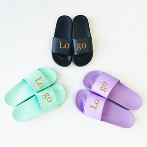 Oem Custom Black Slides Footwear Sandal PVC, Logo Slippers <b>Men</b> Plain Blank Slide Terlik <b>Flipflops</b> Designer Slideses slippers - Product Image 2