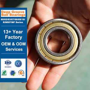 免费送货 轴承供应商 深沟球轴承 低摩擦 ≤0.0015 输送滚轮轴承 6204 2RS - Product Image 1