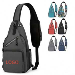 Custom Logo Sport Everywhere Chest Bag Waterproof Waist Bag Women Men Crossbody Travel Hiking <b>Running</b> Fanny Pack - Product Image 1