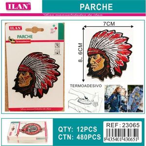 Patch Termoadesivo Ilan 8.6x7 Cm per Abbigliamento - Product Image 1