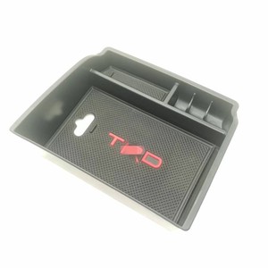 Car Organizer Center Console Suspension <b>Storage</b> Box 1-3 Compartments Plastic Insert Modern Style for Fortuner Interior - Product Image 1